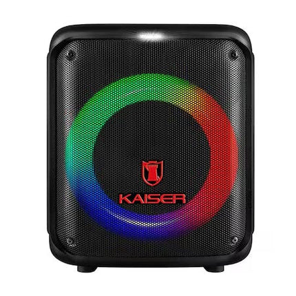 Bafle Kaiser KSB-4108 Recargable Cubo 8'' Tws Inalambrico 30w Negra