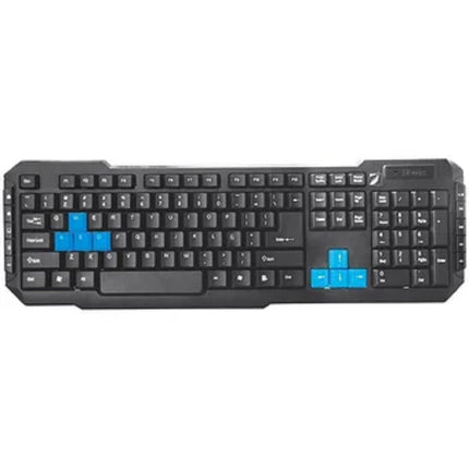 Teclado Mitzu 18-8393 Inalámbrico Green Leaf Multimedia 2.4G