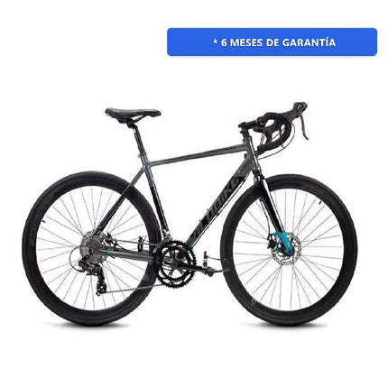 Bicicleta Ruta Alubike Sport Mazzima Frenos Disco Mecánico Color Gris Tamaño Del Cuadro 48 Cm 15