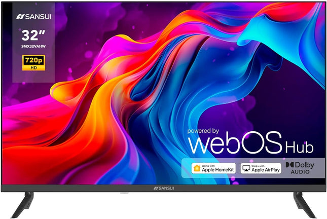 Pantalla SANSUI SMX32VAHW TV 32" HD Smart TV, WiFi Sistema Operativo Web/OS Series
