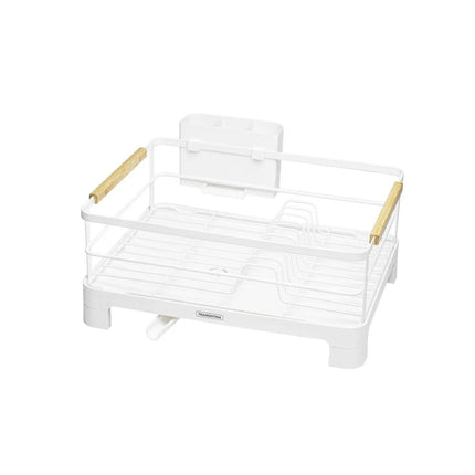 Escurridor de Vajilla Tramontina 61536200 de Acero al Carbono con Secador y Portacubiertos Blanco