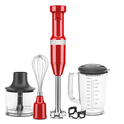 Licuadora de Inmersion KitchenAid 7KHBV83MPA C/Acc 1L Roja