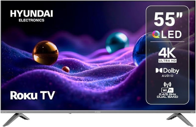 Pantalla Hyundai HYLED5531QR 55" QLED Smart UHD 4K