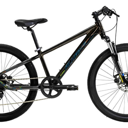 Bicicleta Alubike 24 Sierra 8 Velocidades De Aluminio Gris Oscuro Unitalla