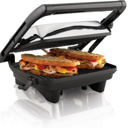 Sandwichera Panini Hamilton Beach 25460G Press Gourmet