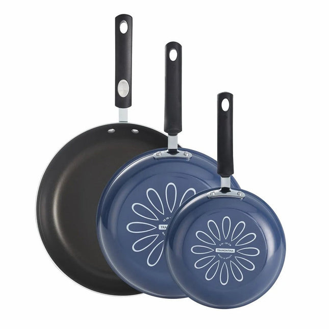 Juego de Sartenes Tramontina 80156/104 Azul 3 piezas