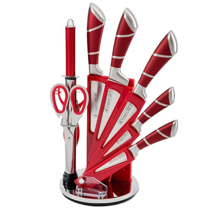 Juego de Cuchillos KS200R 9P de 9 Pzs Rojo