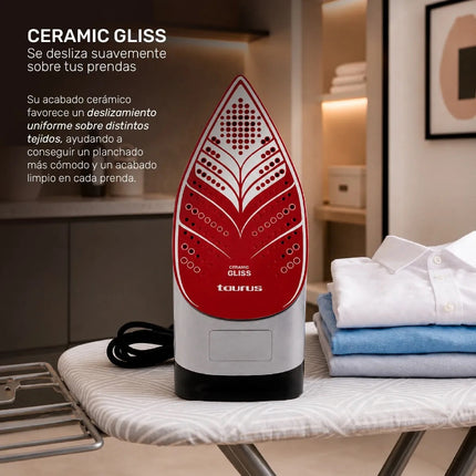 Plancha De Vapor Taurus Fiora 1200 W Suela Cerámica