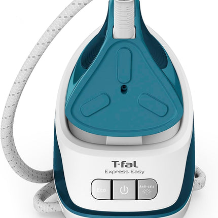 Plancha Express T-Fal SV6115X0 Easy Blanco/Azul tanque de 1.4 L