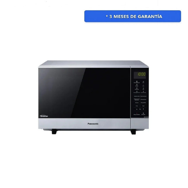 Horno De Microondas PANASONIC NN-GF574MRPH Grill Inverter  1.0 Plateado