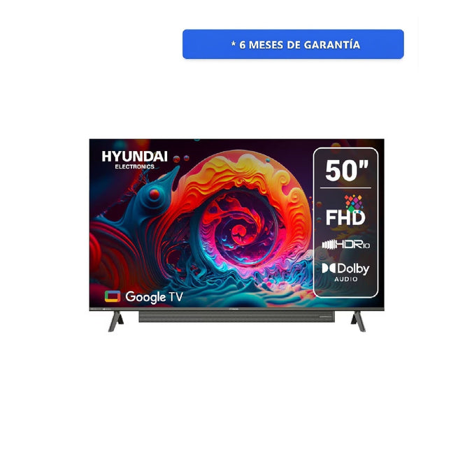 Pantalla HYUNDAI HYLED5028FG Smart TV LED de 50 pulgadas Full HD con Google TV