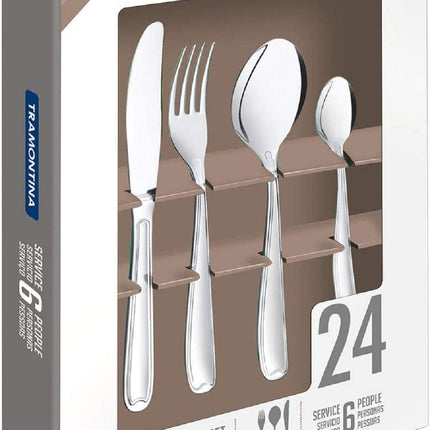 Juego De Cubiertos Maresias 24 Piezas Tramontina