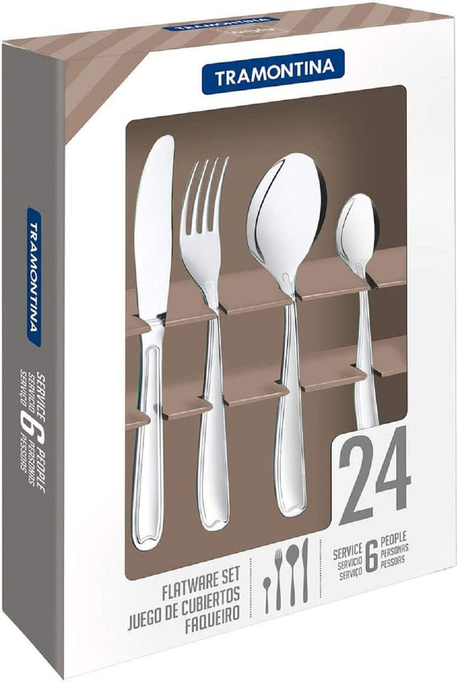 Juego De Cubiertos Maresias 24 Piezas Tramontina