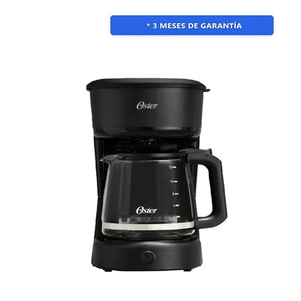Cafetera Oster BVSTDCS121B 12 Tazas con Filtro Reutilizable Negro