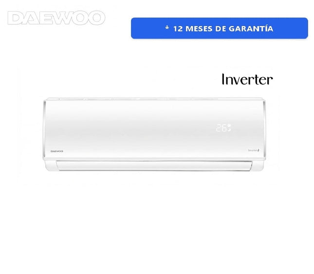 Aire Minisplit Daewoo Prime clima EBDIH102G Frío / Calor Inverter 220 12,000btus (1 Tonelada)