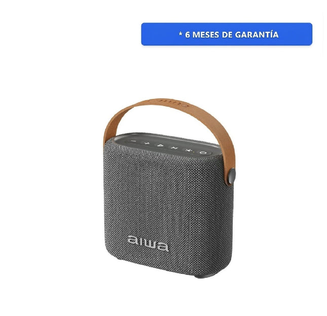 Mini Bocina AIWA AWS70BTG Portátil Bluetooth Gris