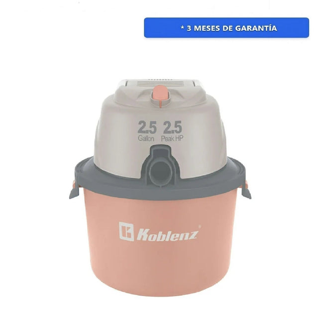 Aspiradora Koblenz 9 Litros 1,865 W Devoradora Multiusos con Filtro Rosa