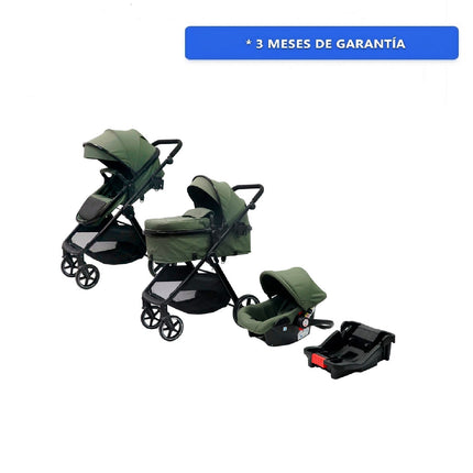 Carriola Travel System King Verde