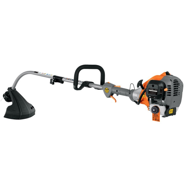 Desbrozadora a gasolina 30cc mango tipo "D" , 17"corte, curva
