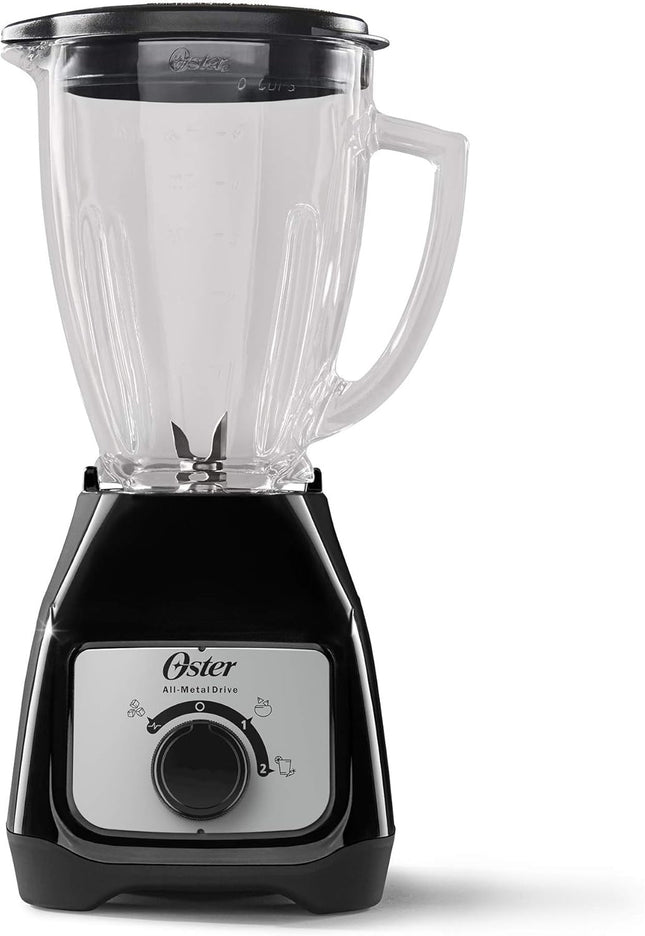 Licuadora Oster BLSTKAG-BRD Con Vaso De Vidrio Y Control De Perilla