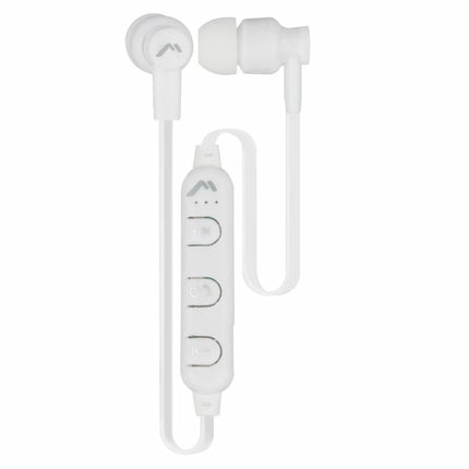 Audífonos  Mitzu MH-9220WH Bluetooth manos libres bateria 2.5h 10 m blanco