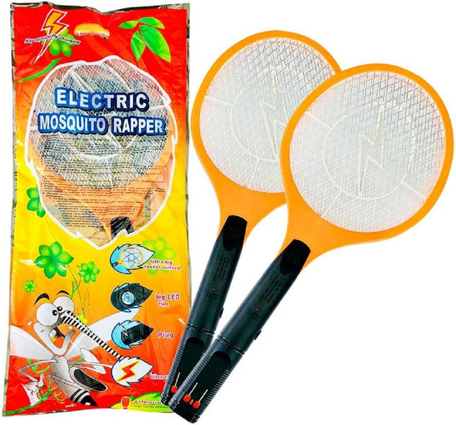 Raqueta Electrica Mata Insectos Moscas Mosquitos Recargable