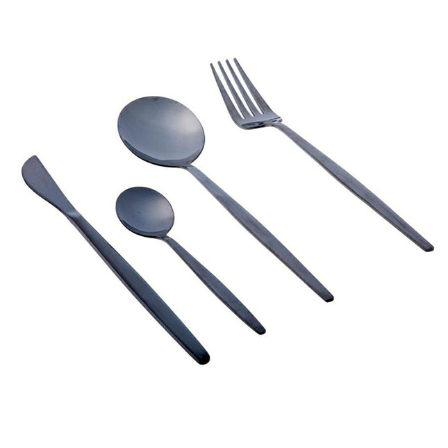 SET DE CUBIERTOS VASCONIA 16 PZAS 60001367 Negro