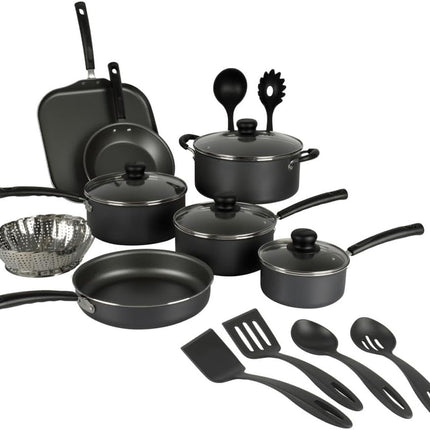 Batería de Cocina Primaware 80119545 negro 18 piezas