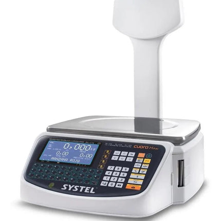 Báscula Cuora Max 30kg Con Torre Usb + Wifi Systel Color Plateado Peso máximo soportado 30 kg