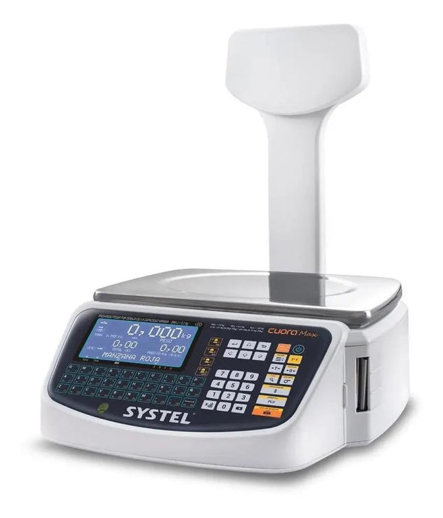 Báscula Cuora Max 30kg Con Torre Usb + Wifi Systel Color Plateado Peso máximo soportado 30 kg