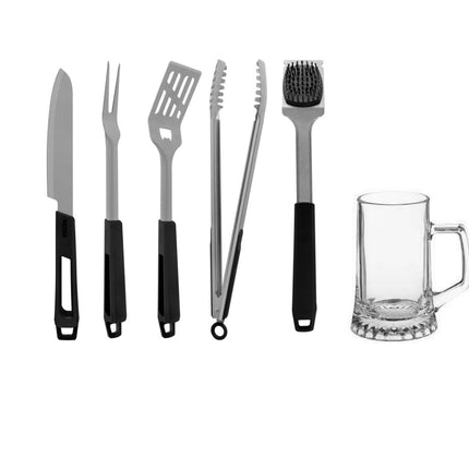 Juego Churrasco Tramontina 32300169 con Tarro Cervecero