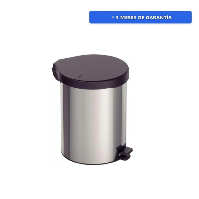 Bote de Basura con Pedal Tramontina 94538/812  12 LTS Acero Inoxidable Plata
