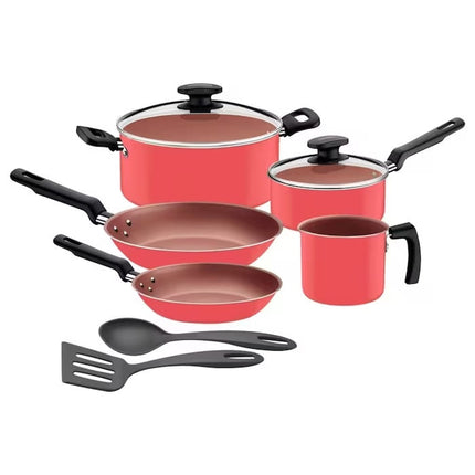 Combo Limpieza y Sazon Lavadora WSA1102PCN/PDN De 11 Kg 2 Tinas Hisense + Bateria Tramontina 27899363 9 piezas Coral