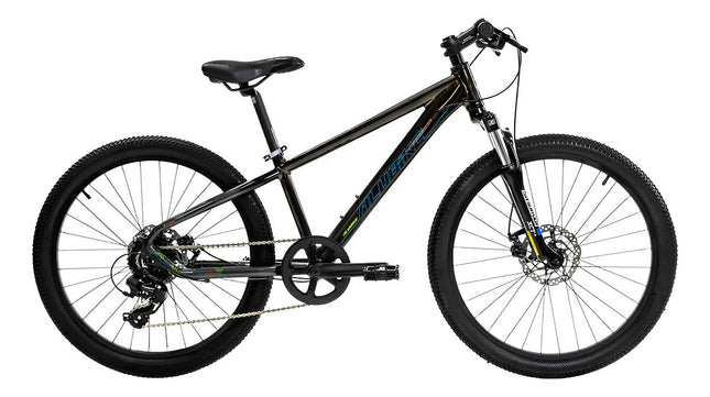 Bicicleta Alubike 24 Sierra 8 Velocidades De Aluminio Gris Oscuro Unitalla