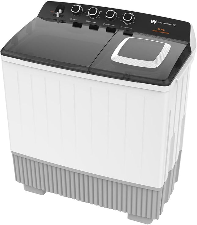 Lavadora doble tina White Westinghouse WWXCTT332009QBK 25KG Blanca