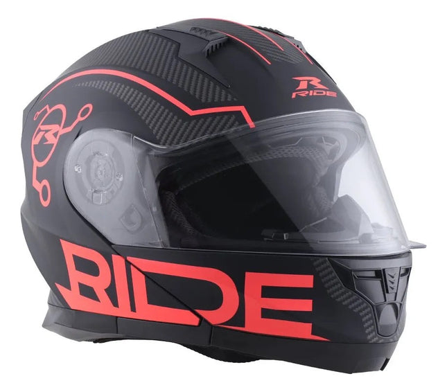 Casco Motociclista Abatible Tour Hr Ride Line St N Unisex