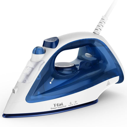 Plancha de Vapor T-Fal FV1050X0 Steam Essential Blanca/Azul Suela Antiadherente 1200 W