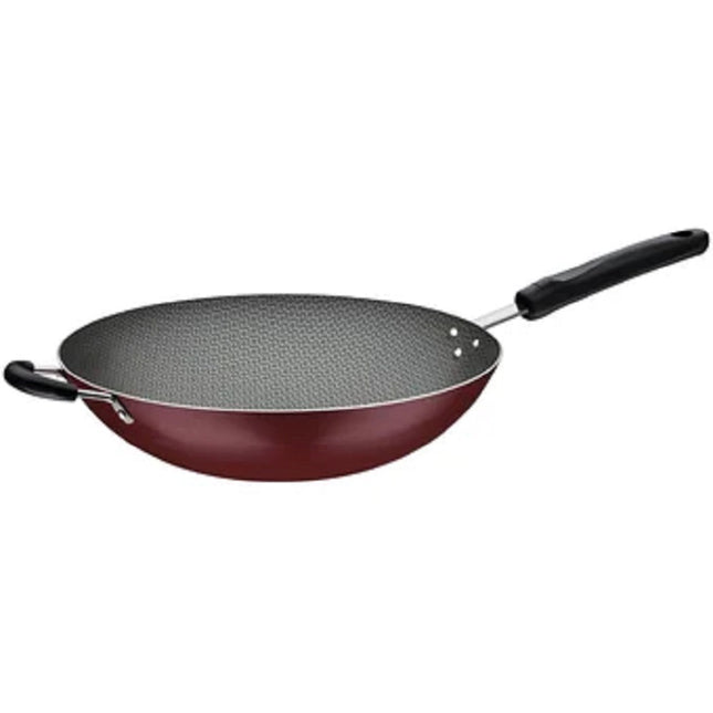 Sarten Wok Tramontina Rojo 20252732 aluminio con revestimiento interno