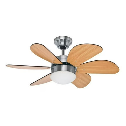 Ventilador de Techo Hunter 52949 Sprint Níquel Cepillado con luz 30 Pulgadas