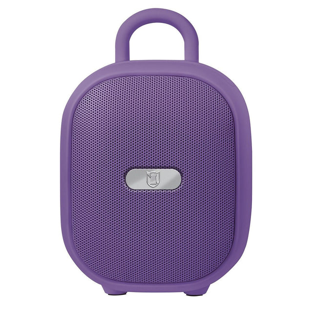 Bocina Portátil Bluetooth Kaiser KBF-4002PR Reproductor FM con Luz Multicolor Morado