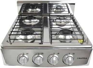 Parrilla a Gas Supra 4Q-TITAN SIL 4 Quemadores Titan Silver