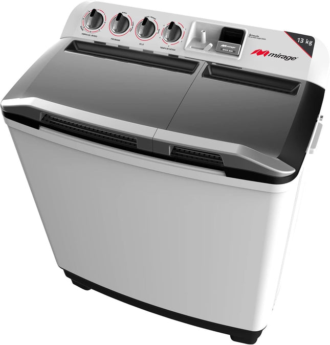 Oferta Lavadora Semi Automática Mirage LMS013M-L 13 Kg 2 Tinas