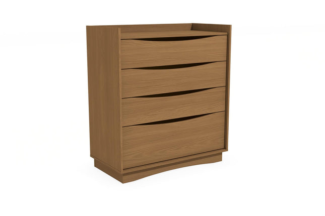 COMODA KAPPESBERG M260 CN COM DE 101 X 91 X 45CM COLOR CANELA CON 4 CAJONES