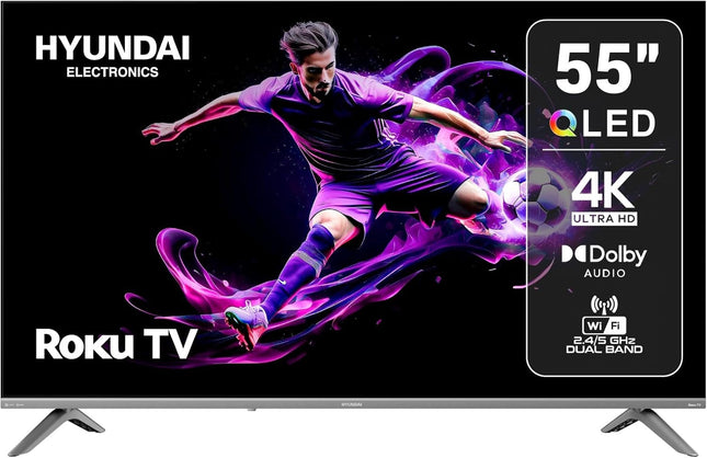 Pantalla Hyundai HYLED5531QR 55" QLED Smart UHD 4K