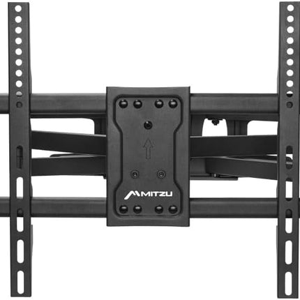 Soporte de Pared para TV Mitzu LCD-4290 42 a 90”, Doble Brazo Articulado de Alta Resistencia, Giro 120°, Inclinación -12°/+8°, Soporta 65 kg