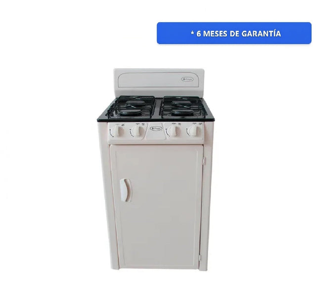 Parrilla de 4 Quemadores con Gabinete Fraga P225 NEG/ALM