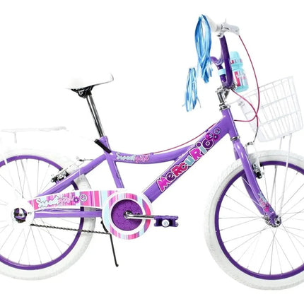 Bicicleta Mercurio Sweetgirl Rodada 20 Acero Cubrecadena Purpura