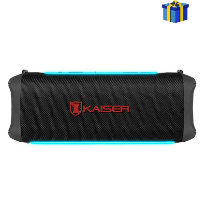 Bocina Portátil Kaiser KBL-3020BK 3" 20W RMS hasta 12 hrs de Batería Negro + Audifonos de Regalo
