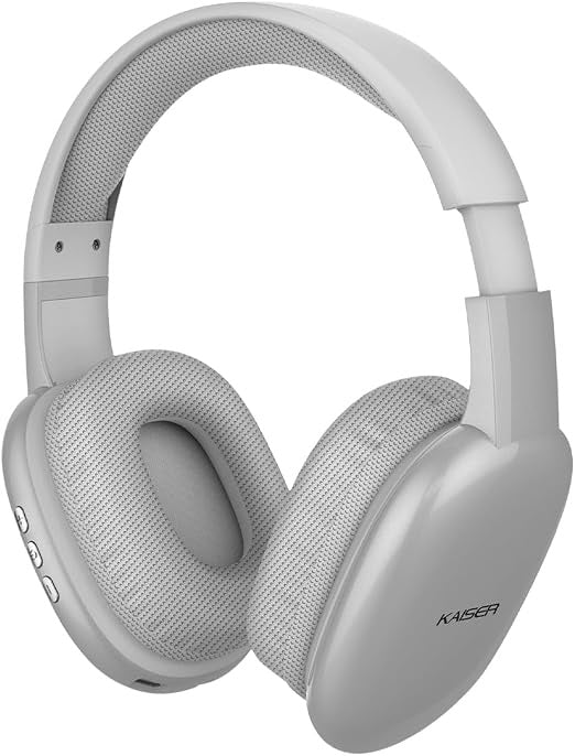 Audífonos de Diadema Kaiser KHE-2002SL Over Ear Recargables con Bluetooth, Reproductor Micro SD, Manos Libres y Micrófono Morado (Copia)