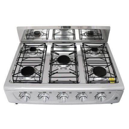 Parrilla de gas Super Flama 5Q-TA de sobreponer con 5 quemadores